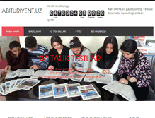 Tablet Screenshot of abituriyent.uz